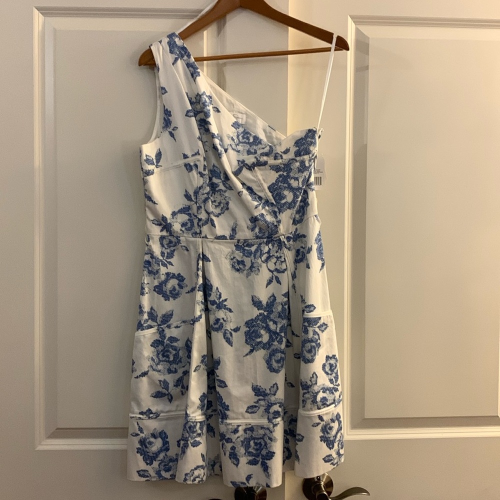 Blue/White floral dress